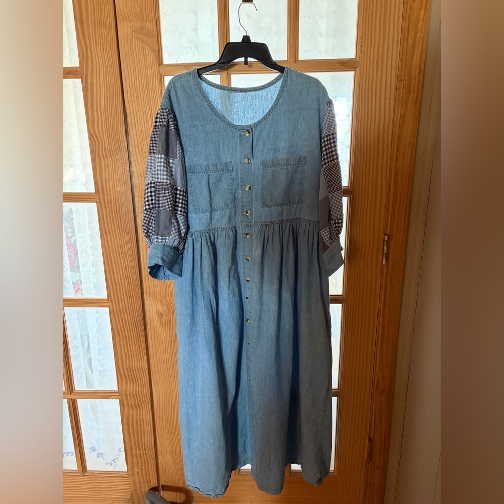 Vintage denim dress